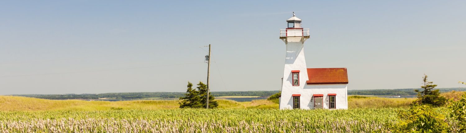 New London Range Rear Lighthouse in Queens County, Prince Edward Island, Canada
